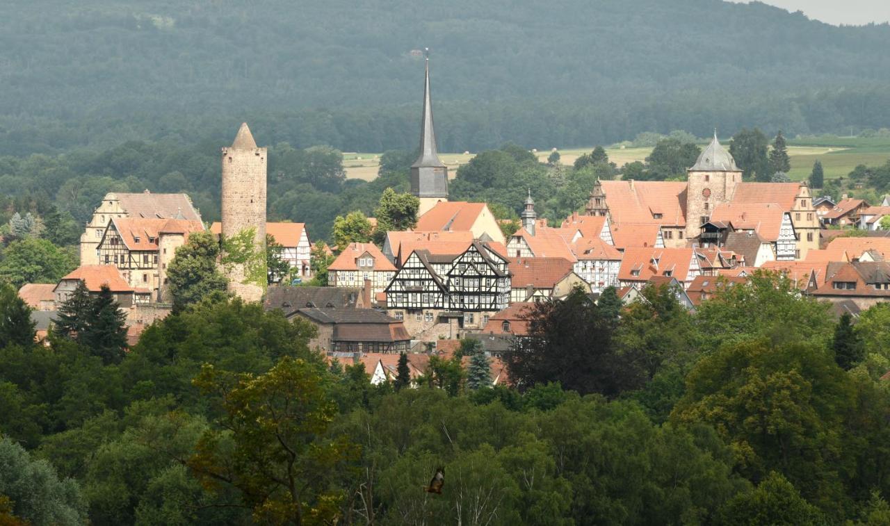Graefin Anna - Design-Apartment In Der Historischen Hinterburg Schlitz - Nahe Fulda Und Bad Hersfeld Exterior photo