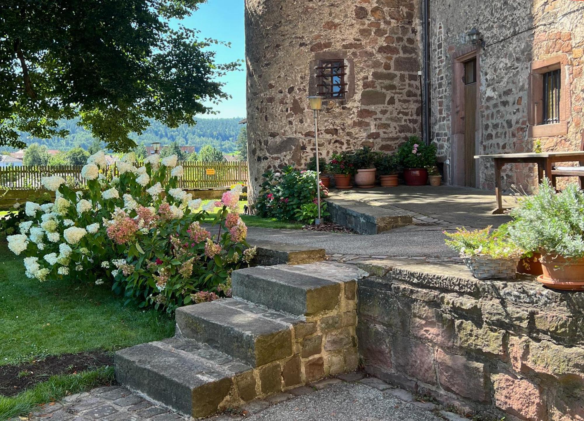 Graefin Anna - Design-Apartment In Der Historischen Hinterburg Schlitz - Nahe Fulda Und Bad Hersfeld Exterior photo